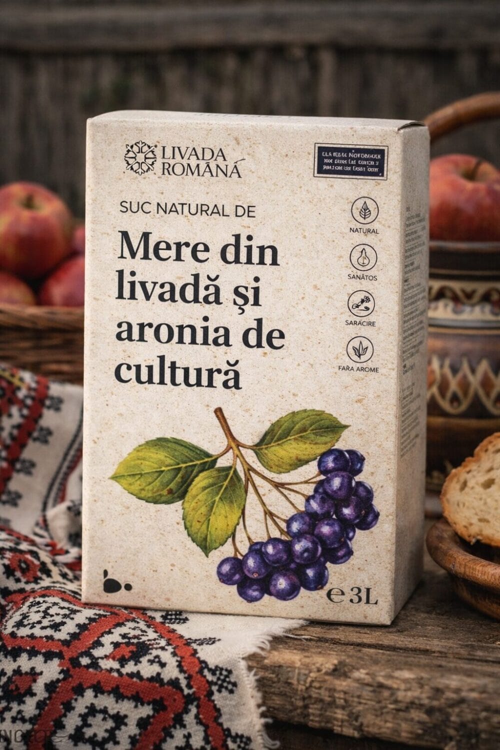 Suc de Mere si Aronia de Cultura 3L